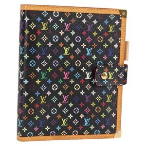LOUIS VUITTON Multicolor Agenda GM Day Planner Cover Black